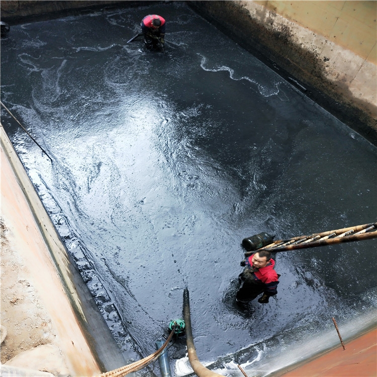 游仙废水池清理